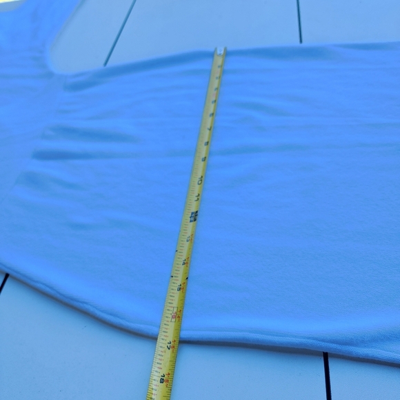 Women’s Knit Sweater Dress White Viscose V-neck Winter Bat Long Sleeve Ribbed M - Picture 10 of 14